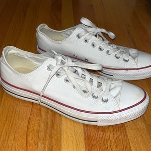 White Converse size 11 womens